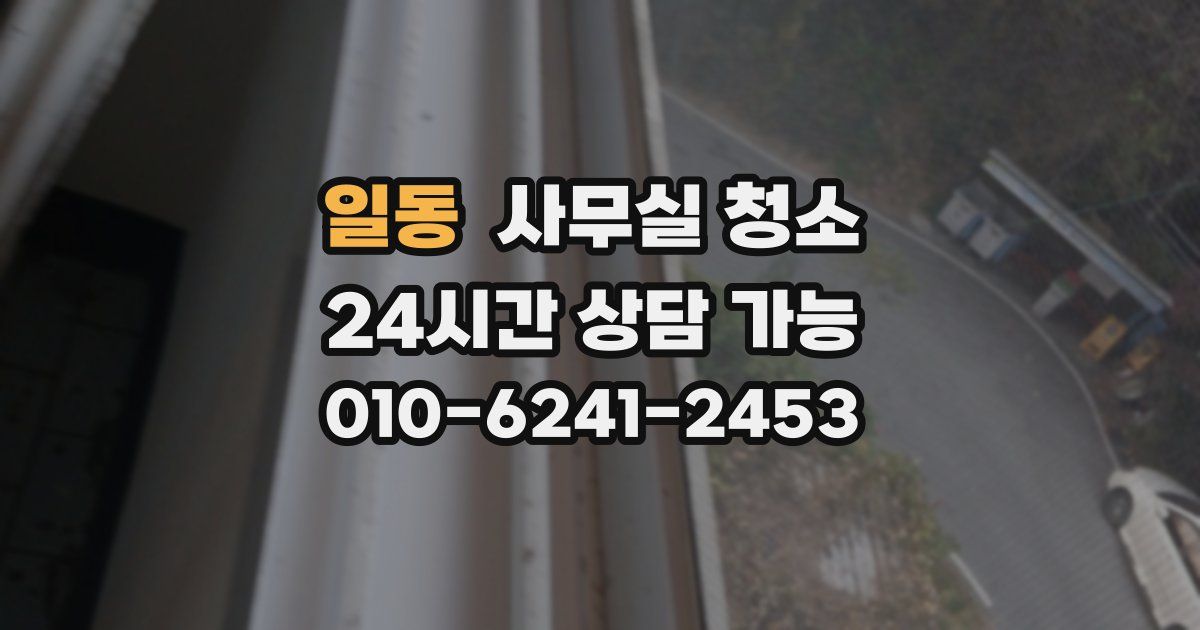 일동 사무실 청소