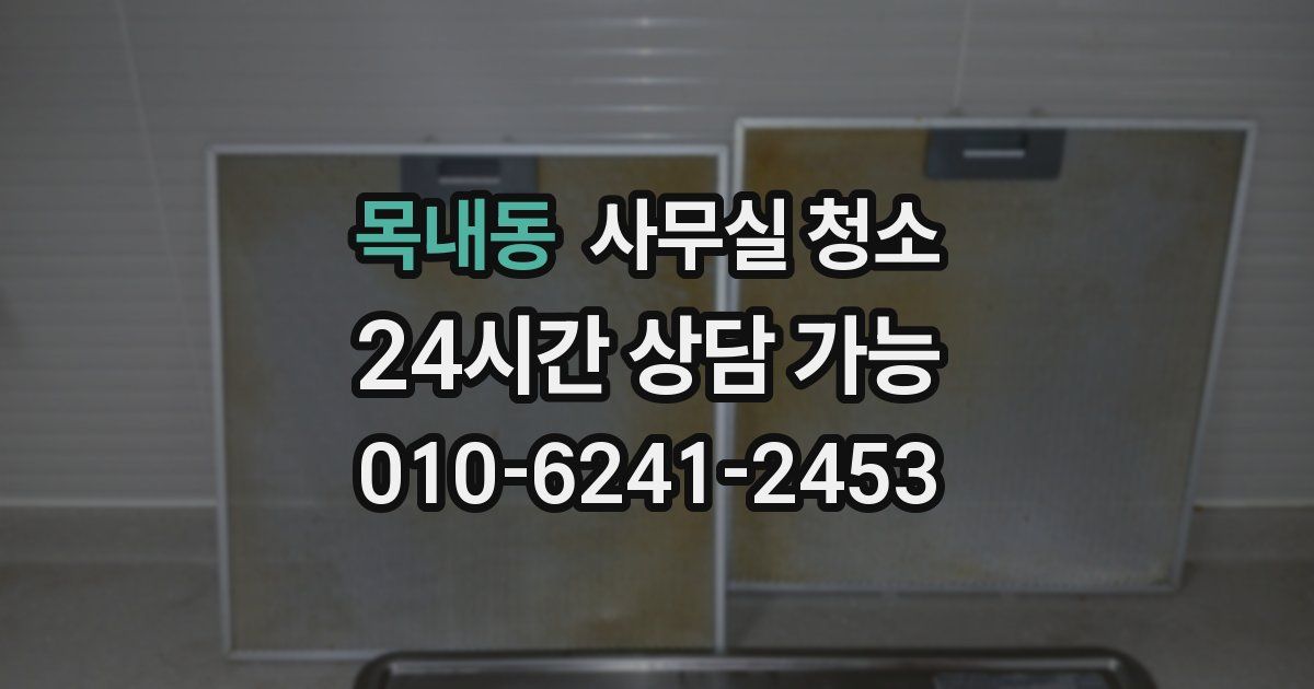 목내동 사무실 청소