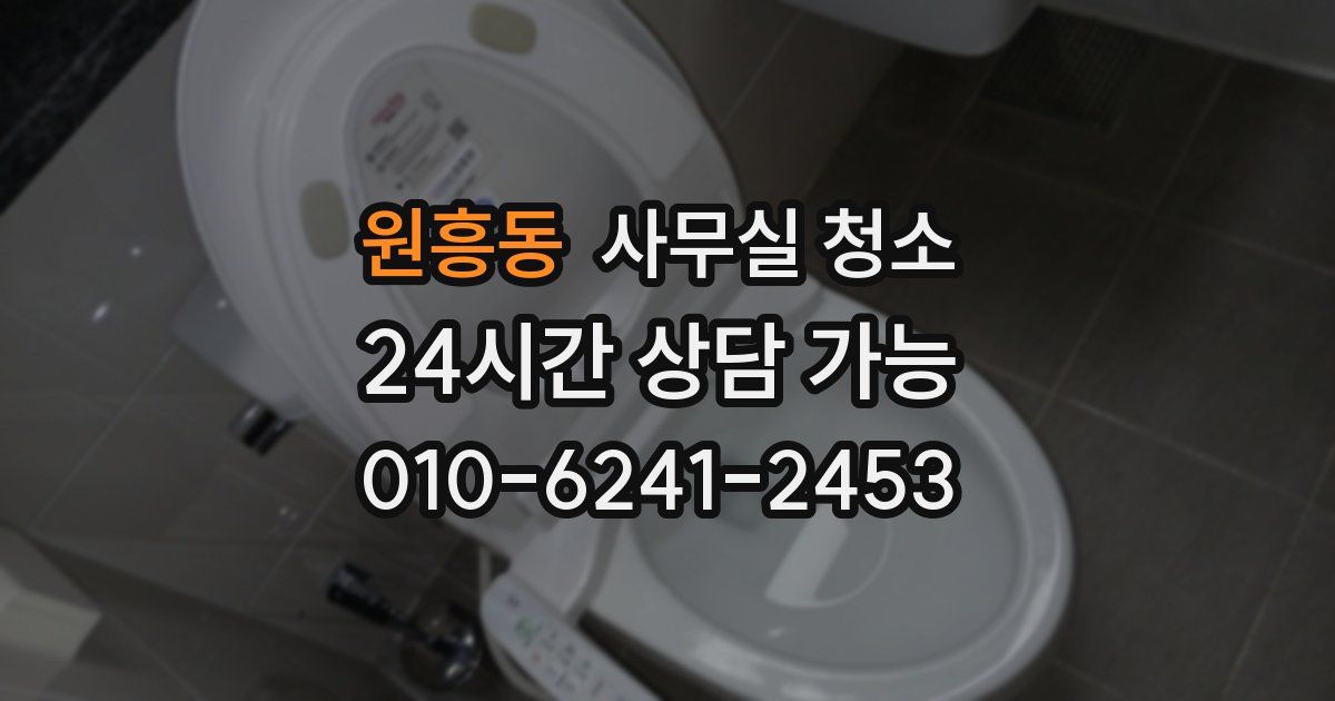 원흥동 사무실 청소