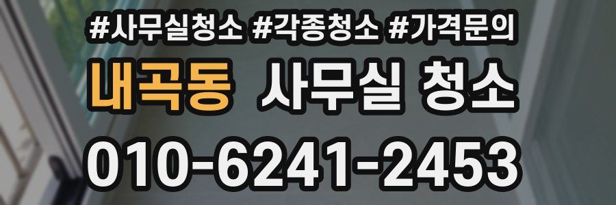 내곡동 사무실 청소