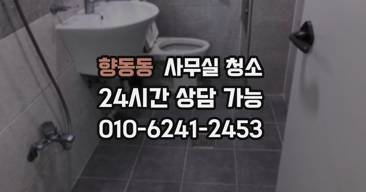 향동동 사무실 청소