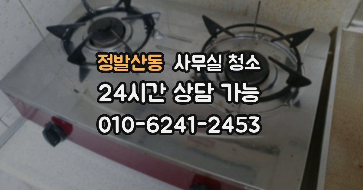 정발산동 사무실 청소