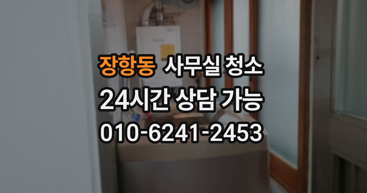 장항동 사무실 청소