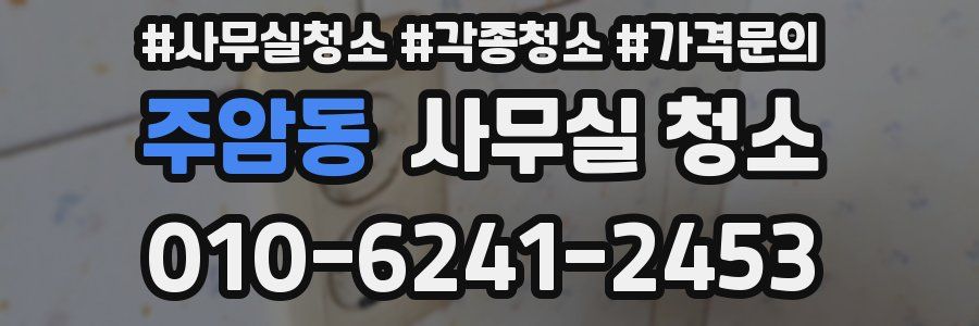 주암동 사무실 청소