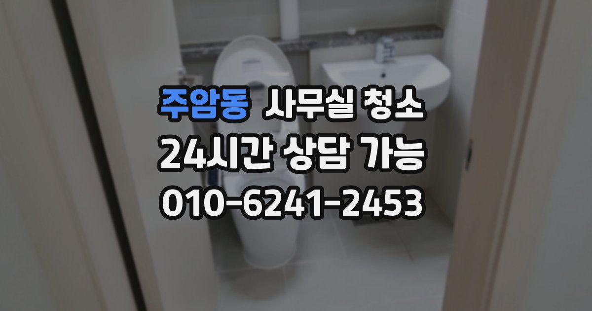 주암동 사무실 청소