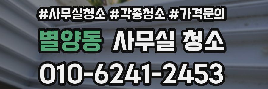 별양동 사무실 청소