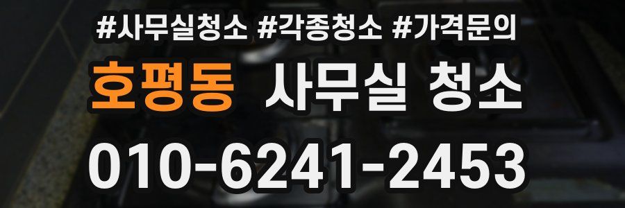 호평동 사무실 청소