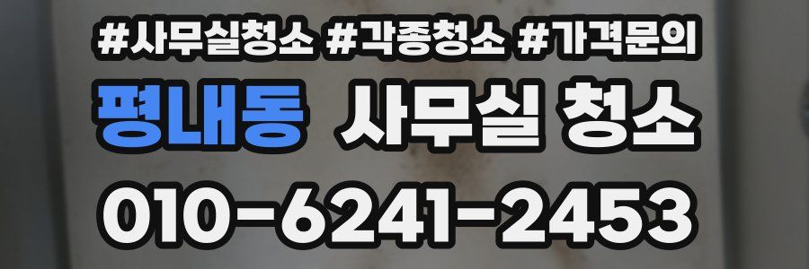 평내동 사무실 청소