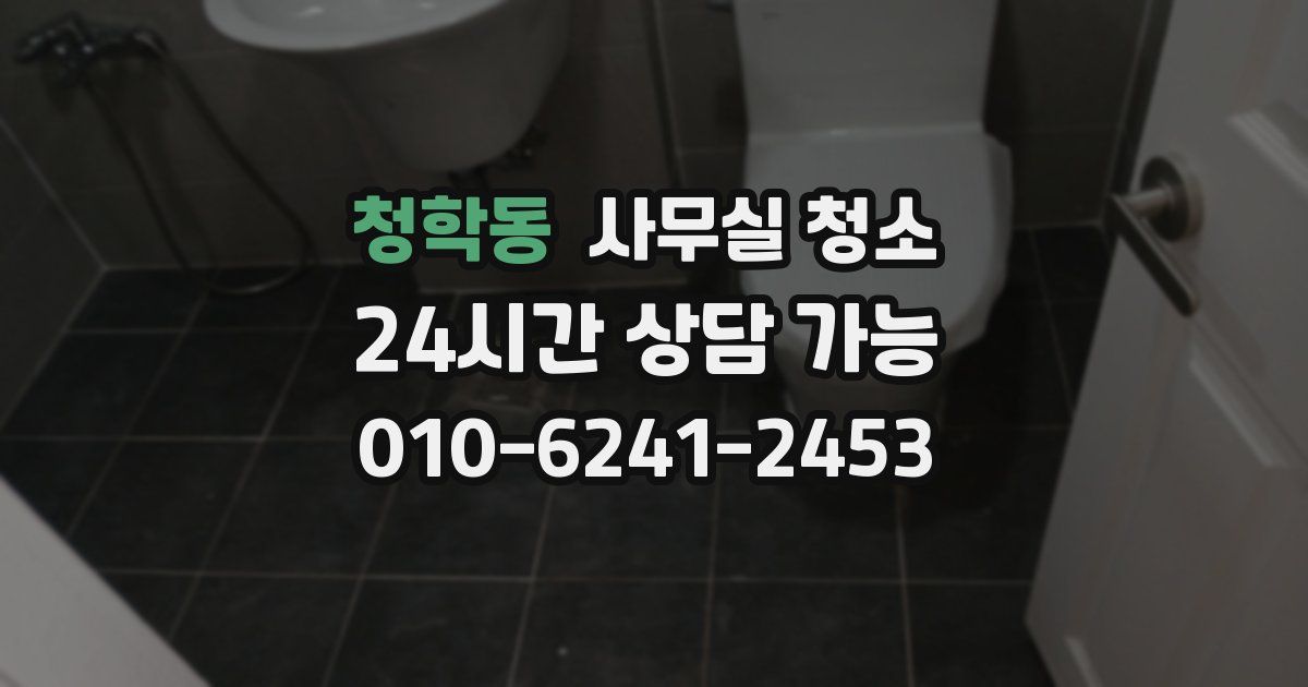 청학동 사무실 청소