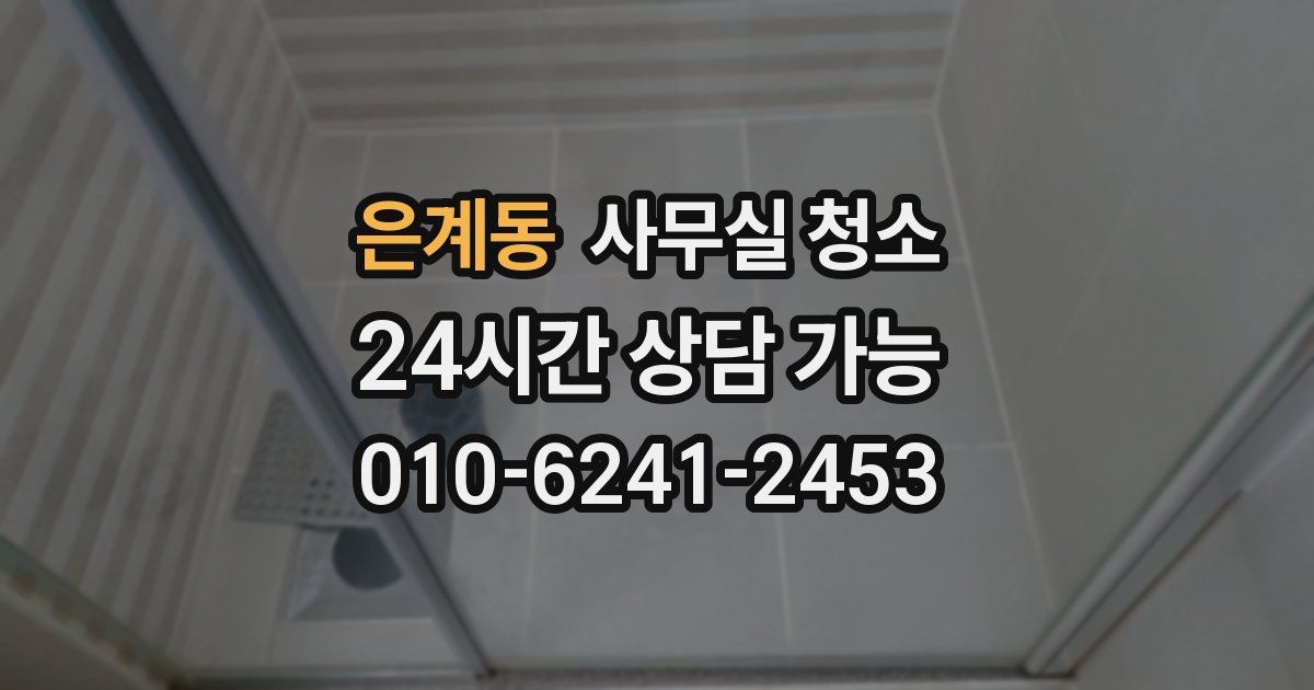 은계동 사무실 청소