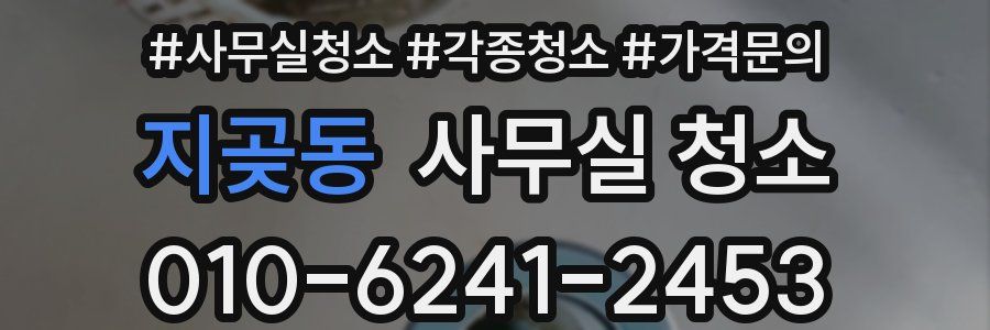 지곶동 사무실 청소