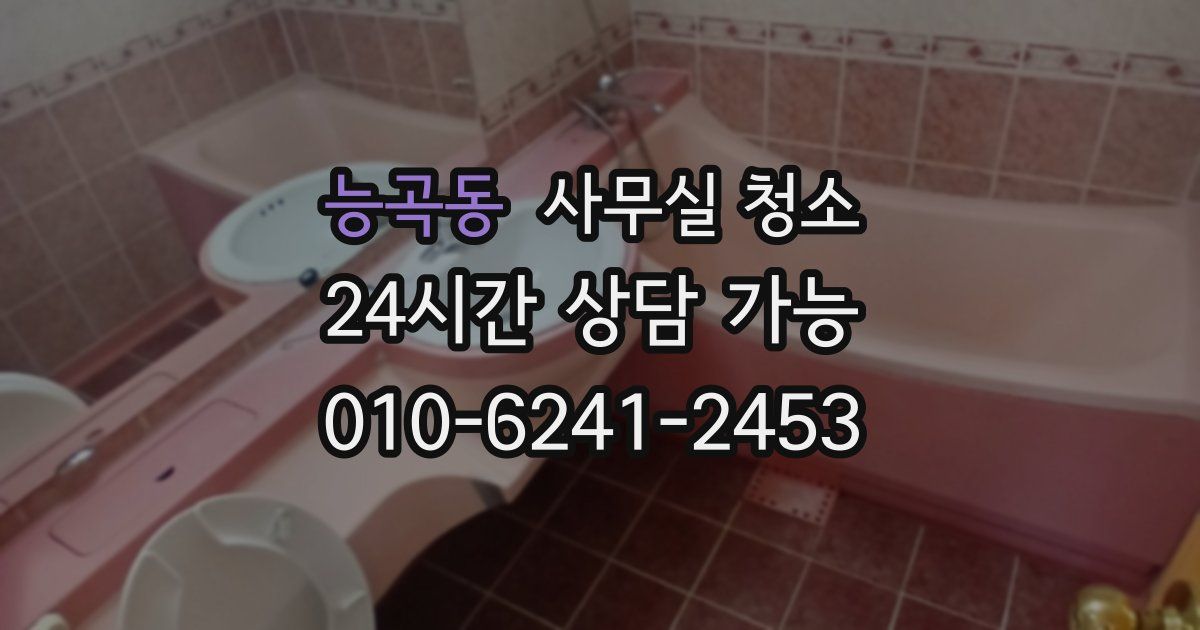 능곡동 사무실 청소