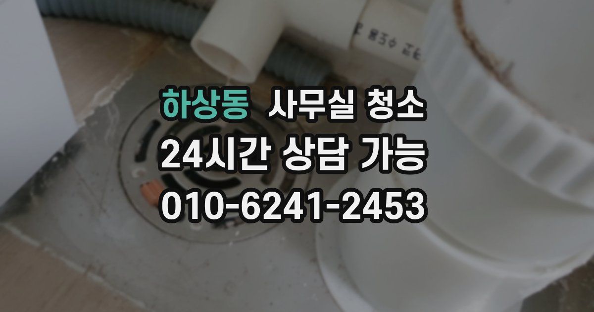 하상동 사무실 청소