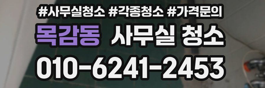 목감동 사무실 청소