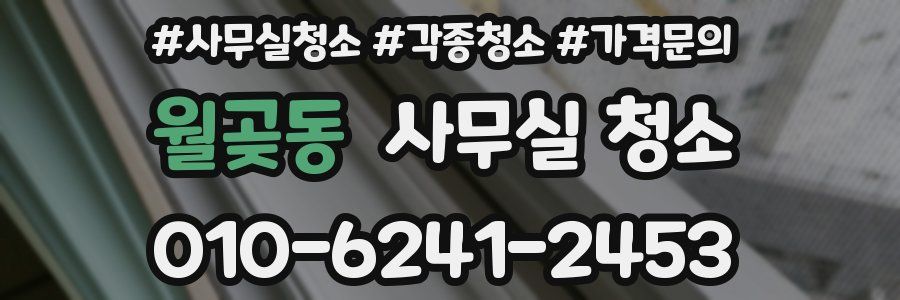 월곶동 사무실 청소