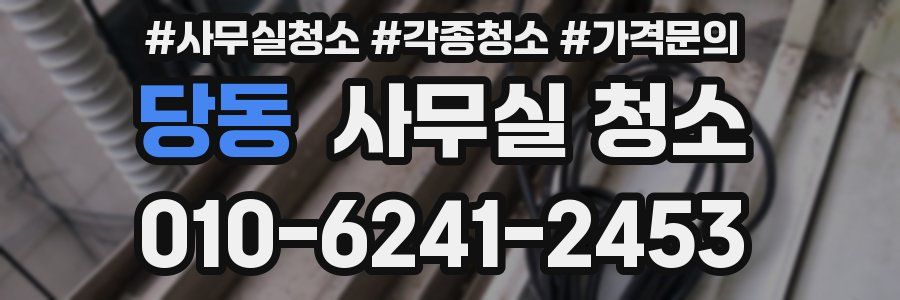 당동 사무실 청소