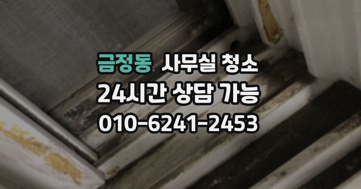 금정동 사무실 청소