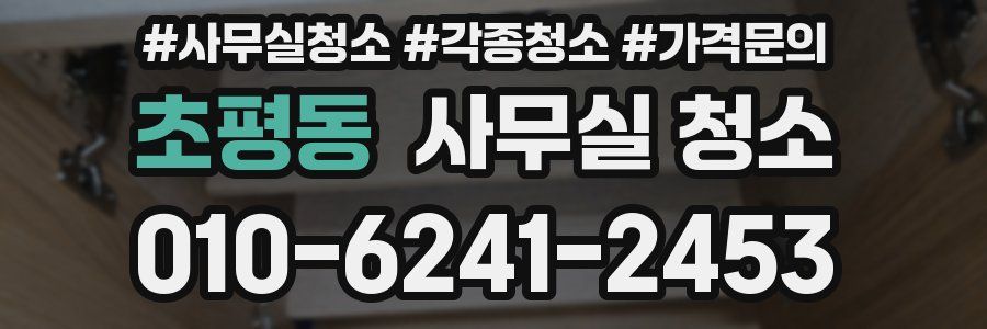 초평동 사무실 청소