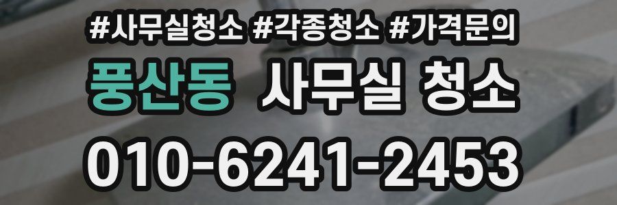 풍산동 사무실 청소