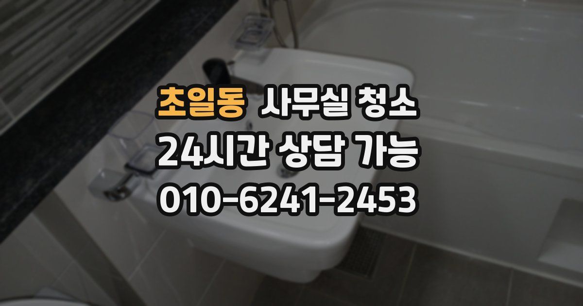 초일동 사무실 청소