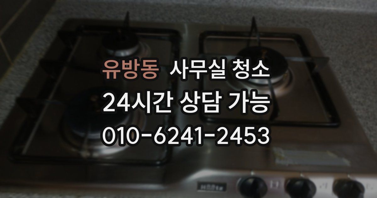 유방동 사무실 청소