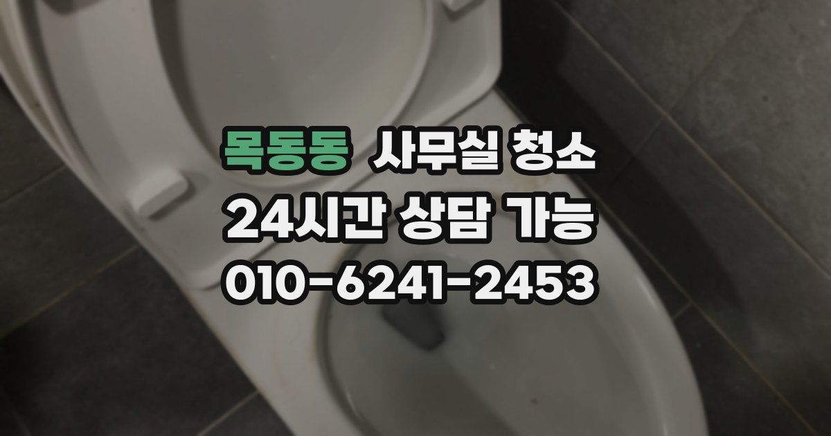 목동동 사무실 청소