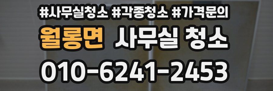 월롱면 사무실 청소