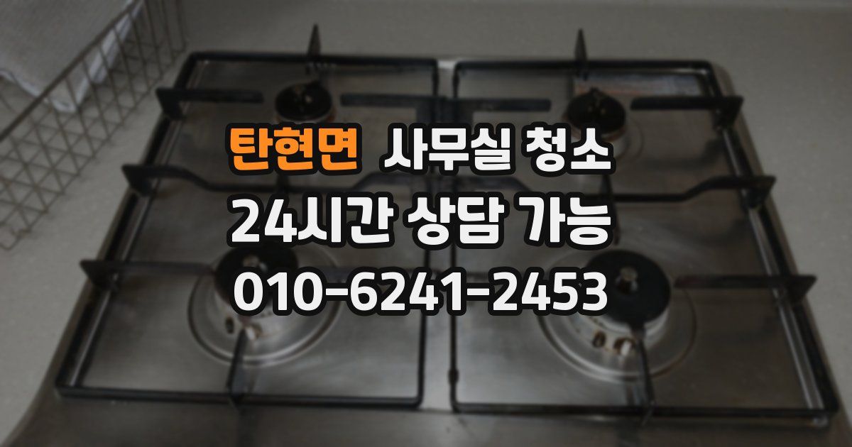 탄현면 사무실 청소