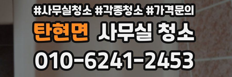 탄현면 사무실 청소