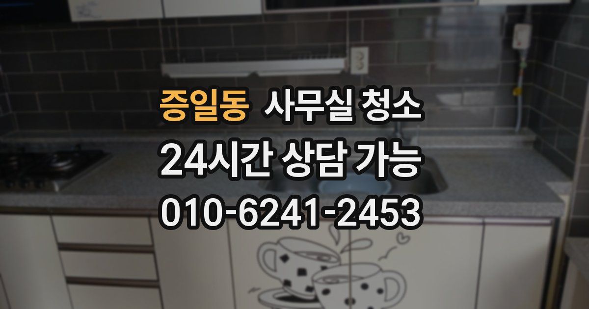 증일동 사무실 청소