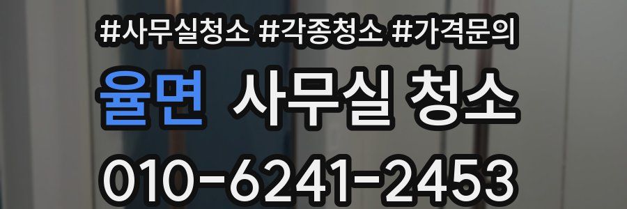 율면 사무실 청소