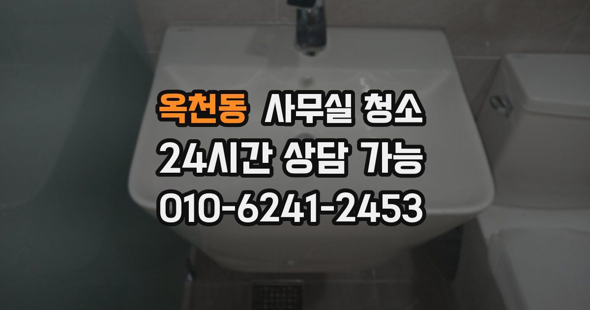 옥천동 사무실 청소