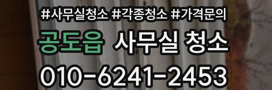 공도읍 사무실 청소