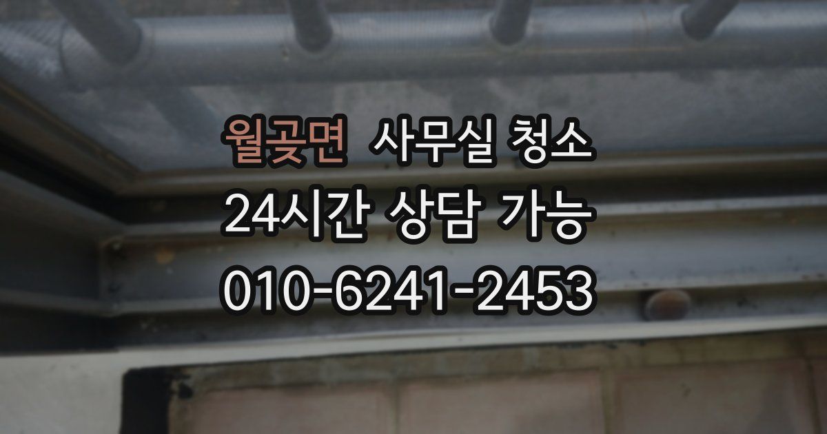 월곶면 사무실 청소