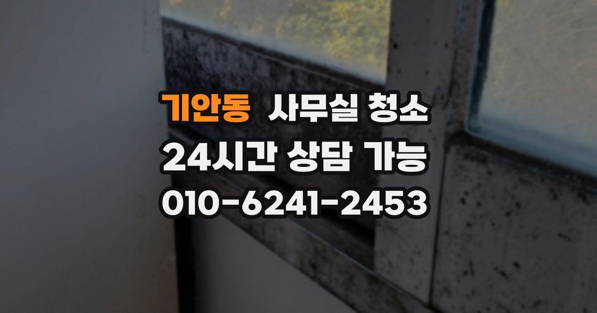 기안동 사무실 청소