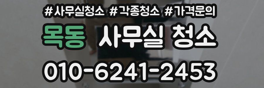 목동 사무실 청소