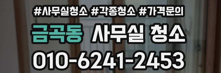 금곡동 사무실 청소
