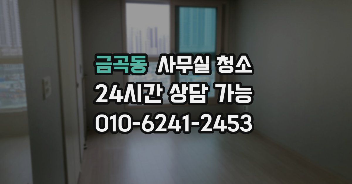 금곡동 사무실 청소