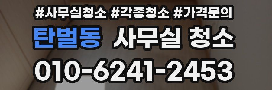 탄벌동 사무실 청소
