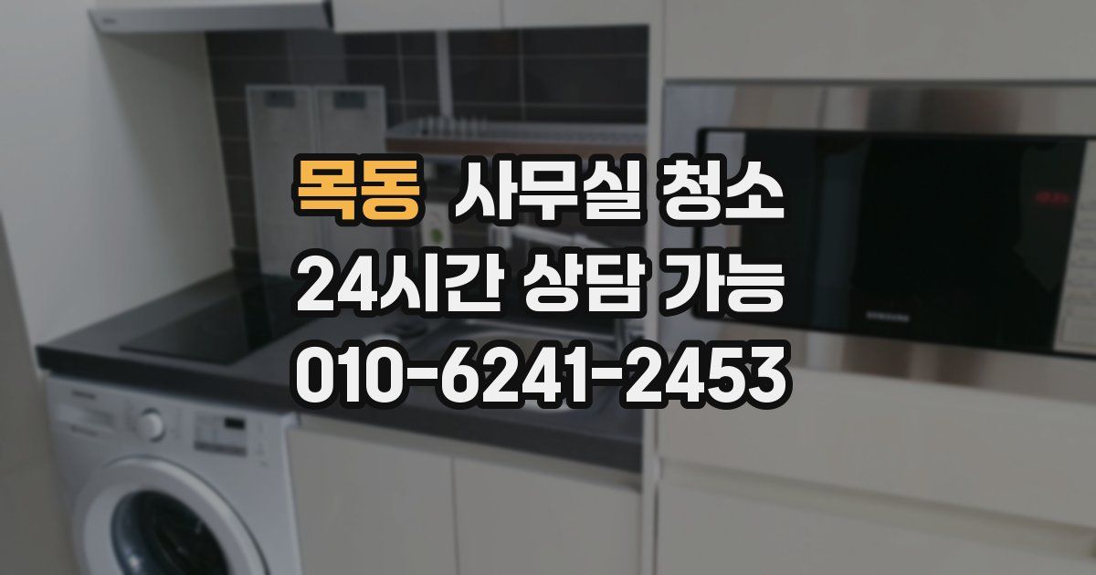 목동 사무실 청소