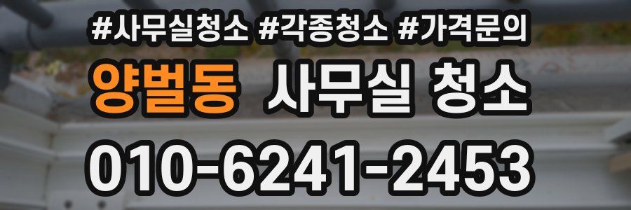 양벌동 사무실 청소