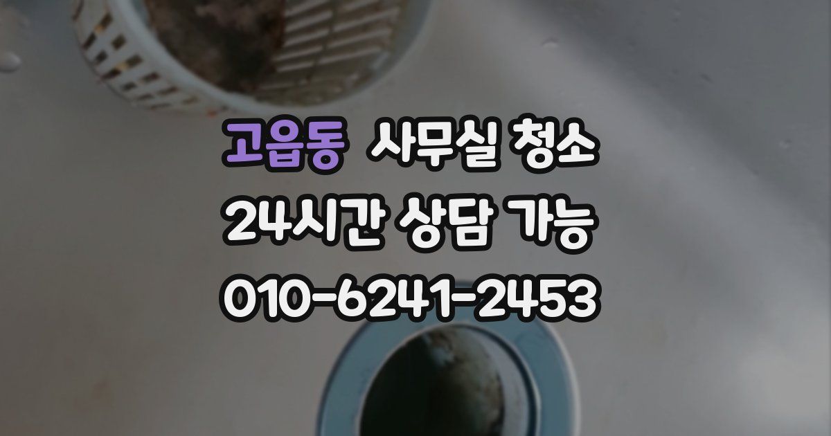 고읍동 사무실 청소
