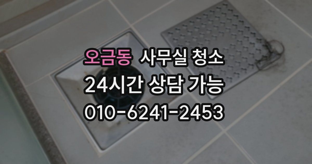 오금동 사무실 청소