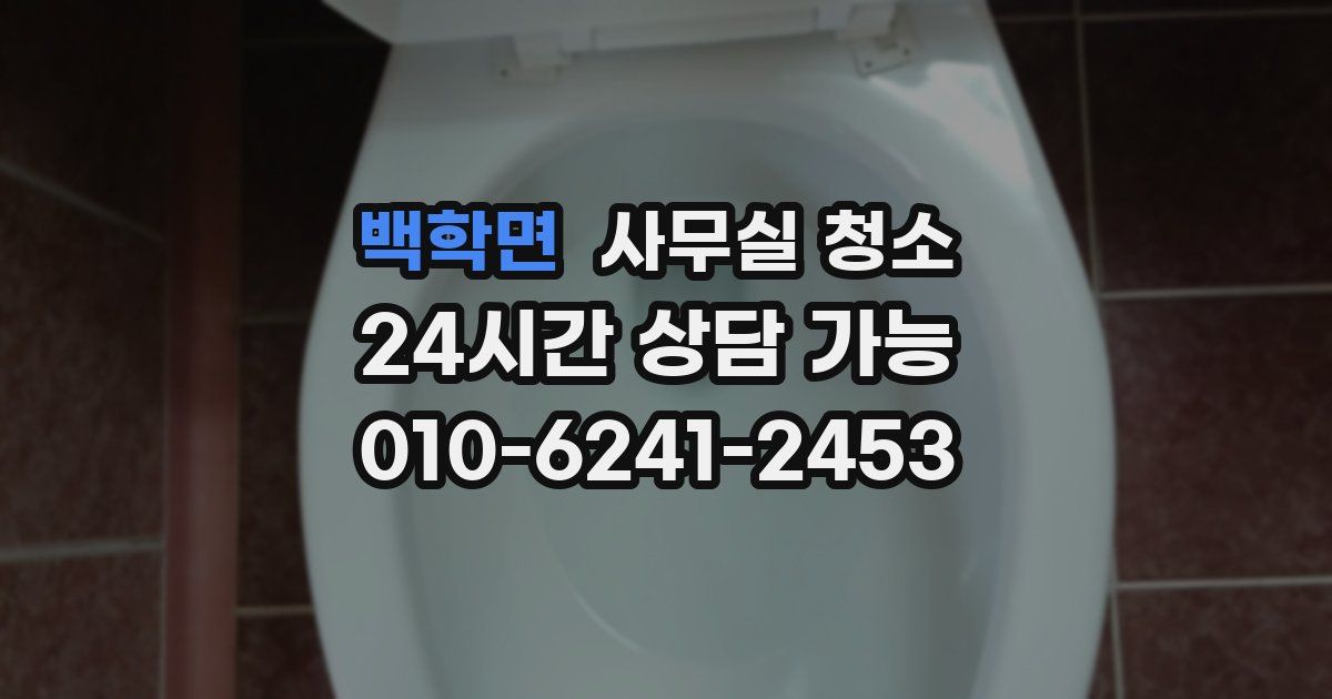백학면 사무실 청소