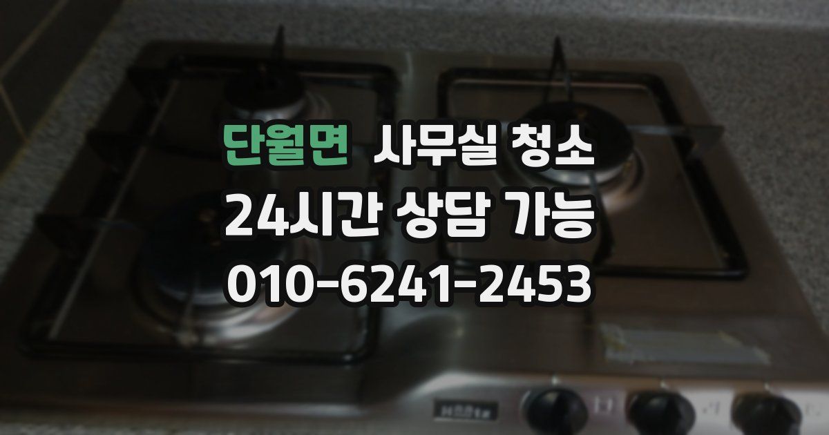 단월면 사무실 청소
