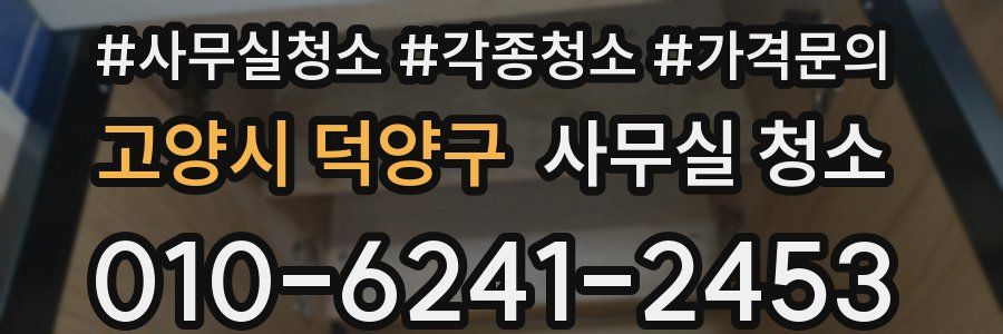 고양시 덕양구 사무실 청소