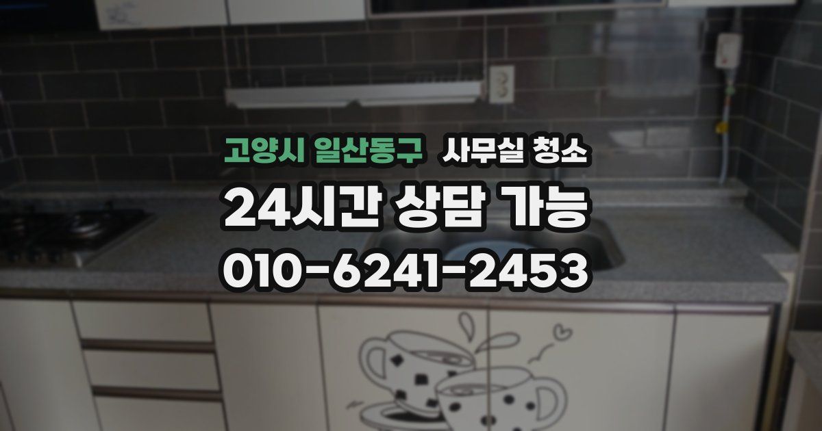 고양시 일산동구 사무실 청소