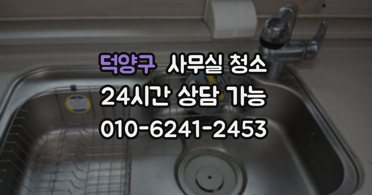덕양구 사무실 청소