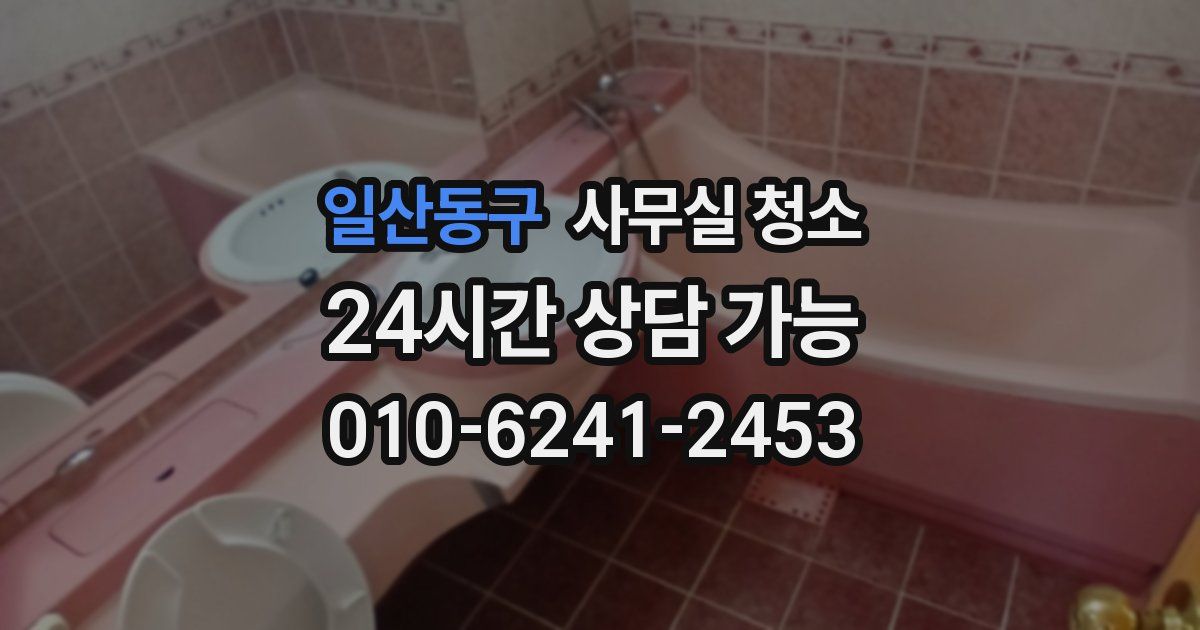 일산동구 사무실 청소