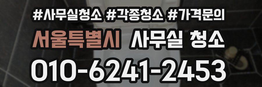 서울특별시 사무실 청소